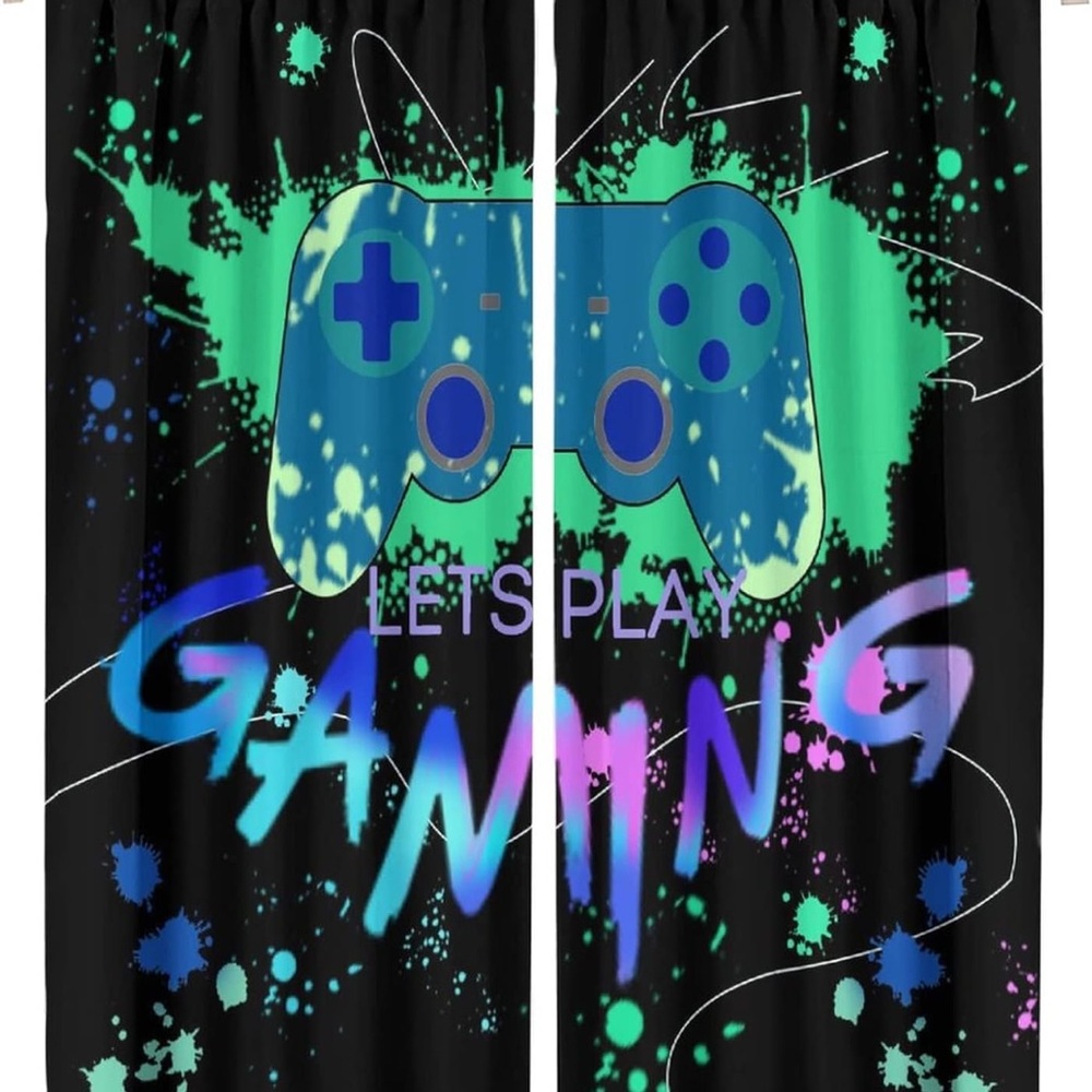 Set of Gamer Curtains